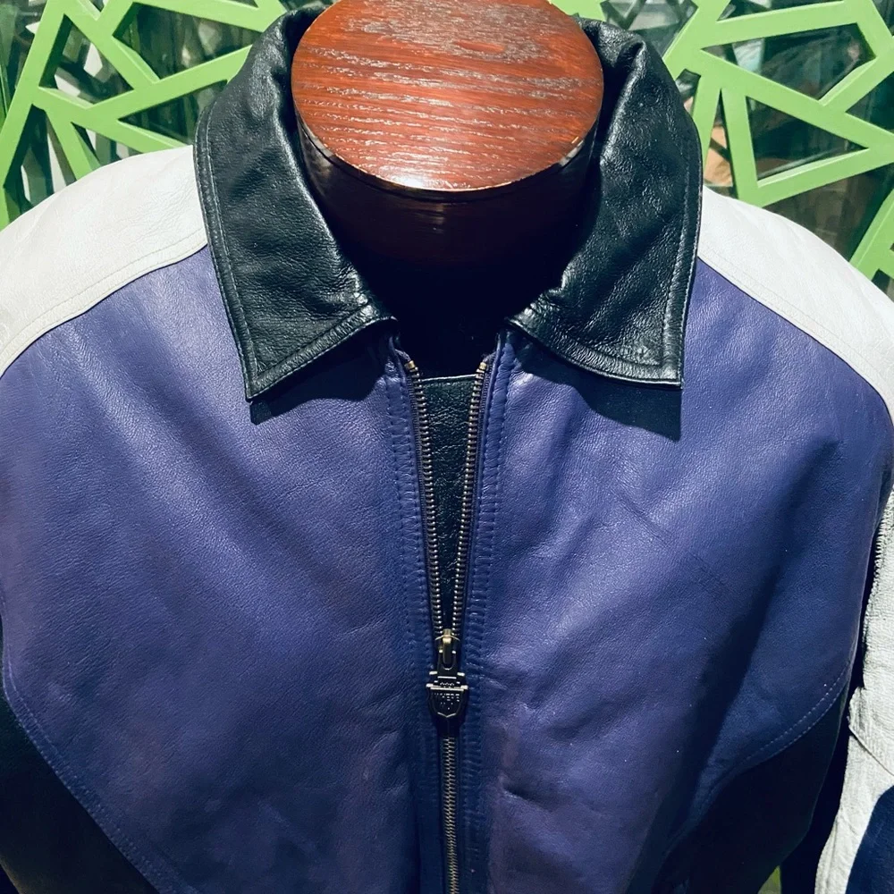 Michael Hoban WHEREMI Classic Vintage Leather “8 Ball” Jacket